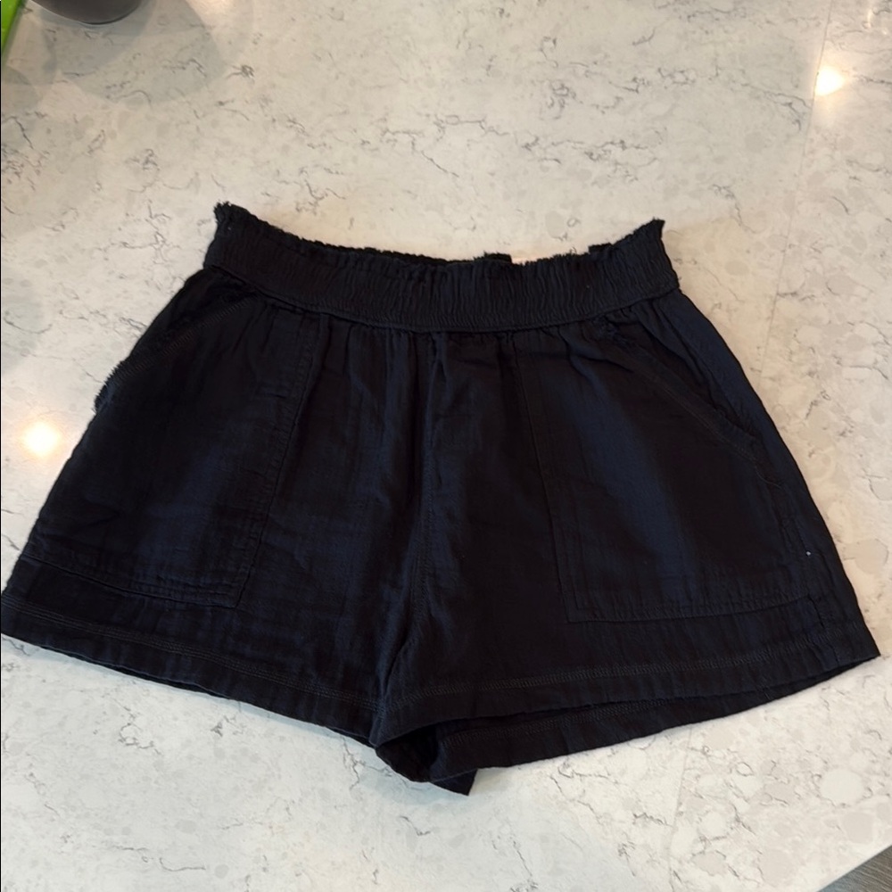 SO Women's High Waist Black Shorts